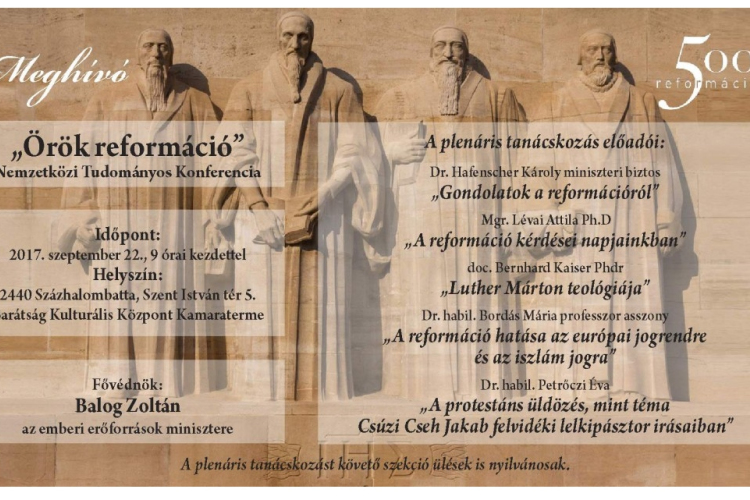 Örök Reformáció tudományos konferencia